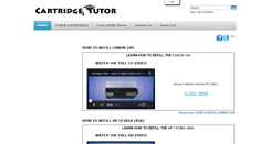 Desktop Screenshot of cartridgetutor.com